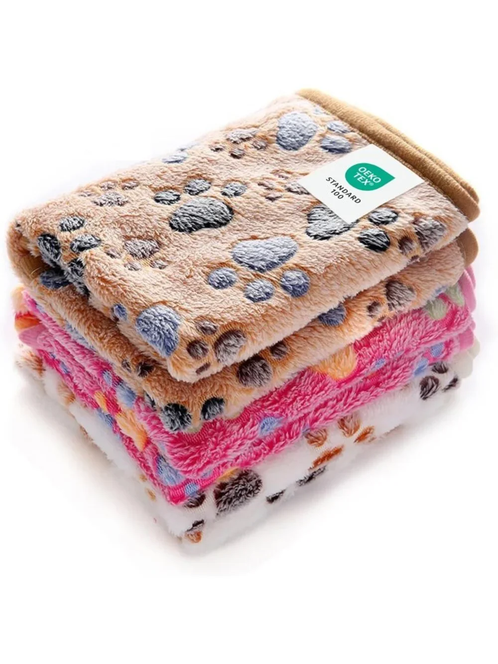 New 3 Pack Blankets Super Soft Fluffy Premium Pet Blankets for Dog Puppy Cats